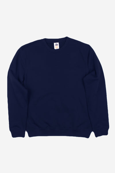 HERO 1020 Unisex Youth Blank Crewneck Sweatshirt Navy Blue