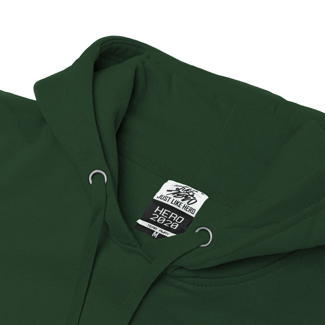 HERO-2020 Unisex Blank Hoodie - Forest Green