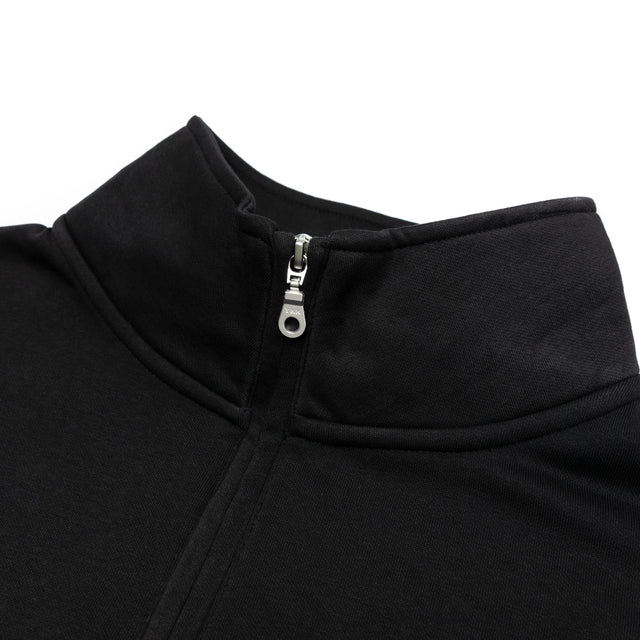 HERO-4020 Unisex Quarter Zip Sweatshirt - Black