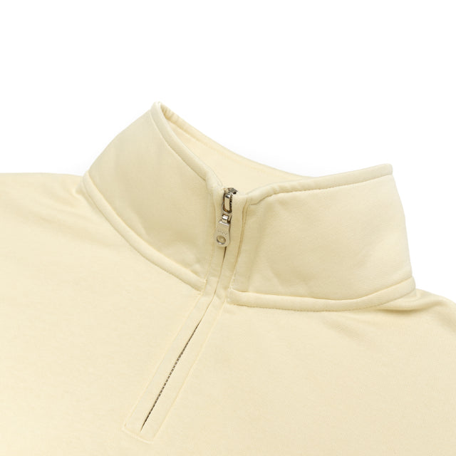 HERO-4020 Unisex Quarter Zip Sweatshirt - Ivory