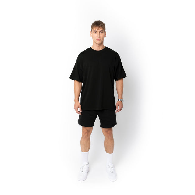 HERO-300 Unisex Super Heavy Oversized Tee - Black