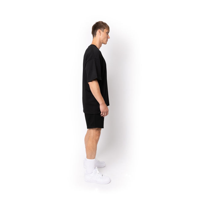 HERO-300 Unisex Super Heavy Oversized Tee - Black