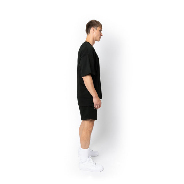 HERO-300 Unisex Super Heavy Oversized Tee - Black