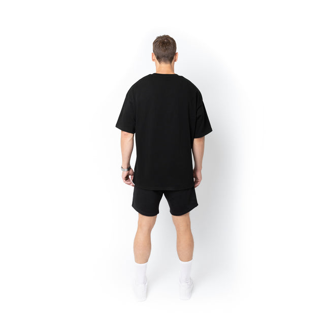 HERO-300 Unisex Super Heavy Oversized Tee - Black