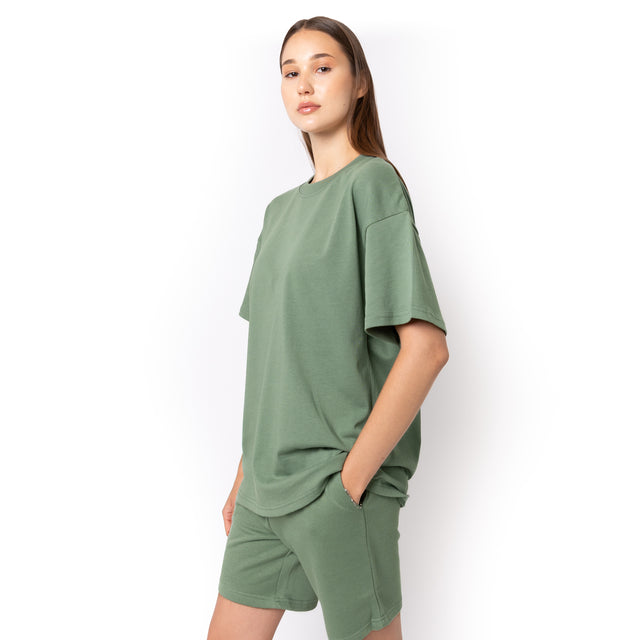 HERO-300 Unisex Super Heavy Oversized Tee - Dusty Green