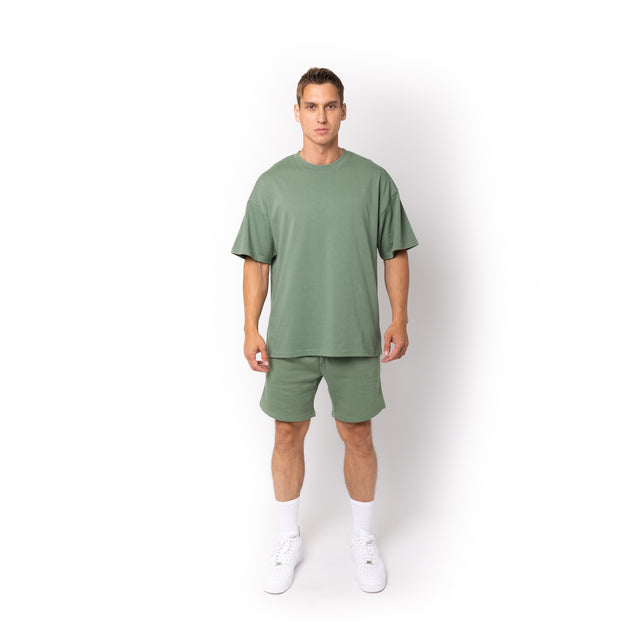 HERO-300 Unisex Super Heavy Oversized Tee - Dusty Green