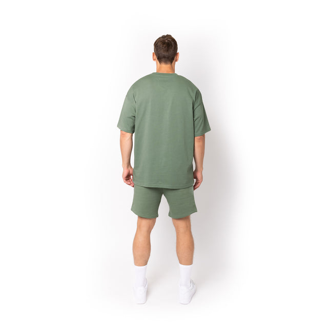 HERO-300 Unisex Super Heavy Oversized Tee - Dusty Green