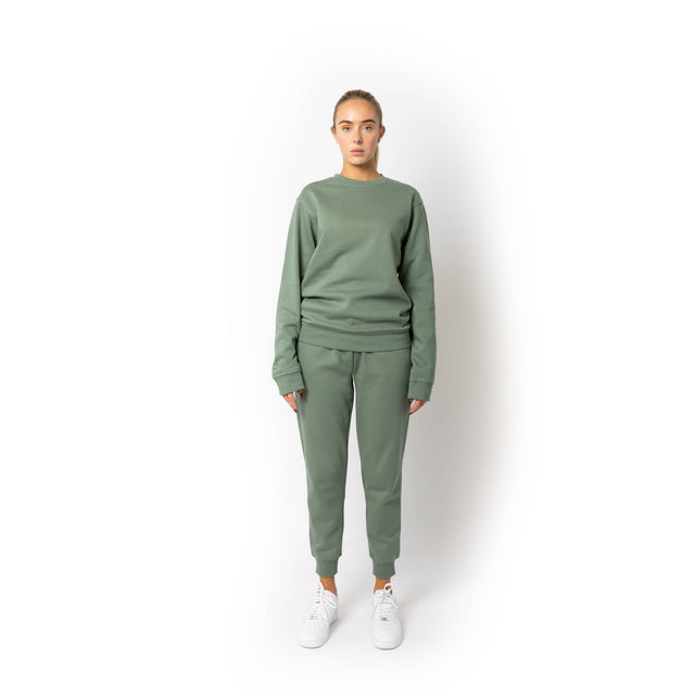 HERO-1020 Unisex Blank Crewneck Sweatshirt - Dusty Green