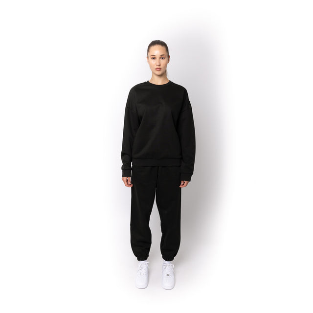 HERO-1050 MAX Unisex Blank Crewneck Sweatshirt - Black