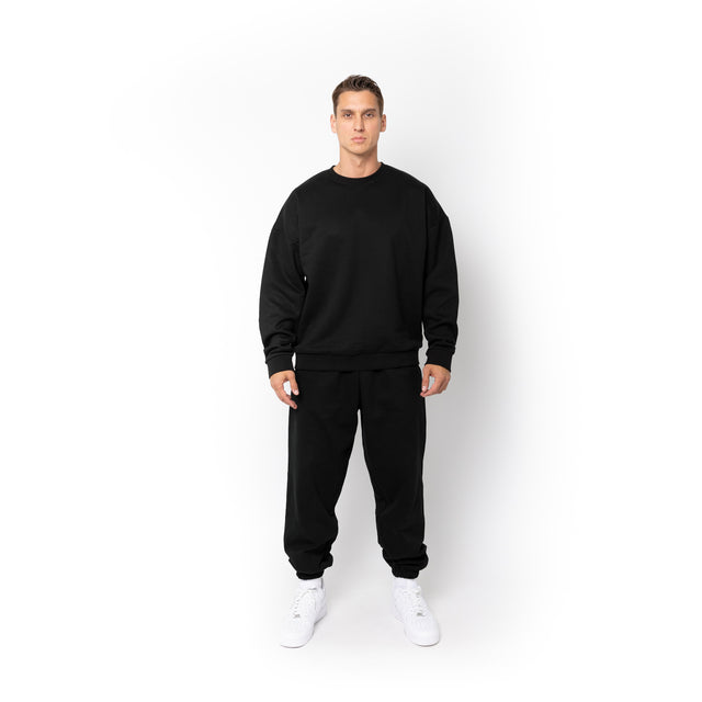 HERO-1050 MAX Unisex Blank Crewneck Sweatshirt - Black