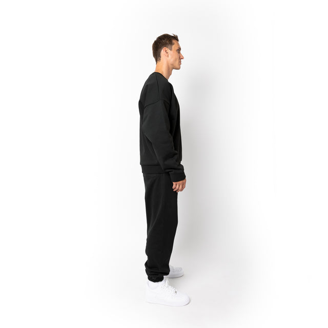 HERO-1050 MAX Unisex Blank Crewneck Sweatshirt - Off Black