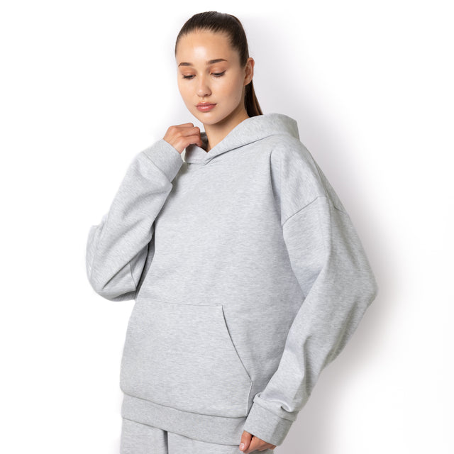 HERO-2050 MAX Unisex Blank Hoodie - Ash Heather