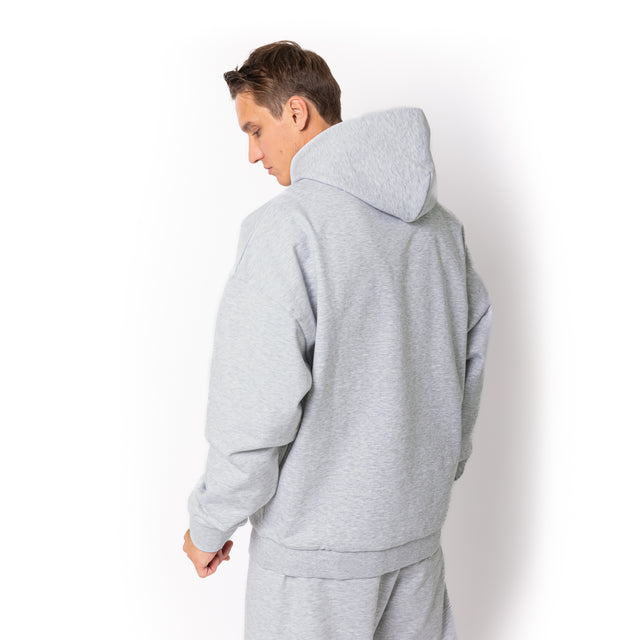 HERO-2050 MAX Unisex Blank Hoodie - Ash Heather