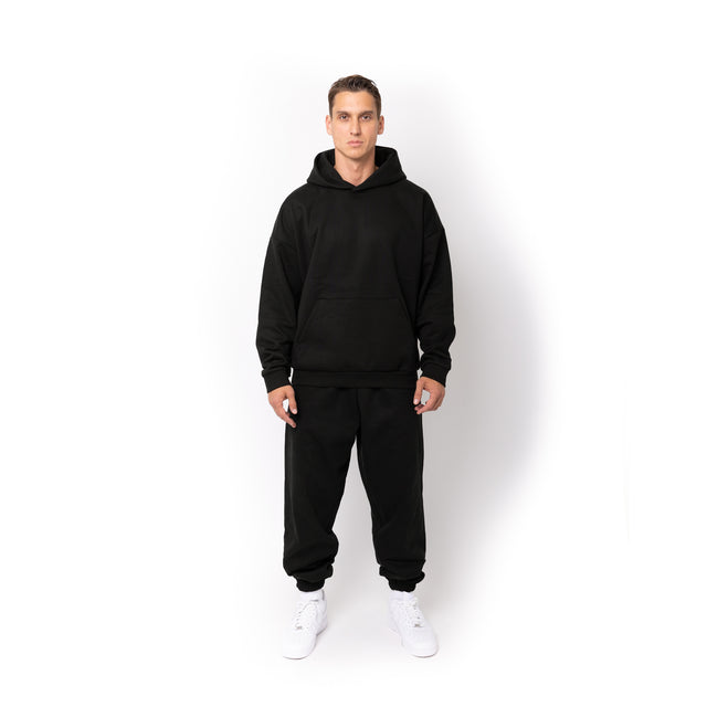 HERO-2050 MAX Unisex Blank Hoodie - Black