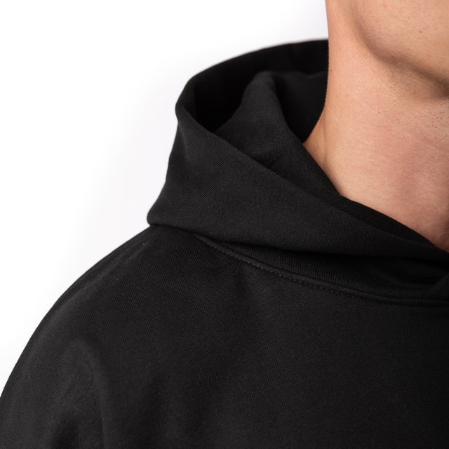 HERO-2050 MAX Unisex Blank Hoodie - Black