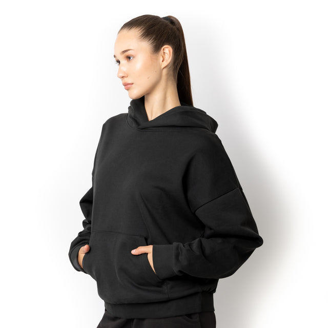 HERO-2050 MAX Unisex Blank Hoodie - Off Black