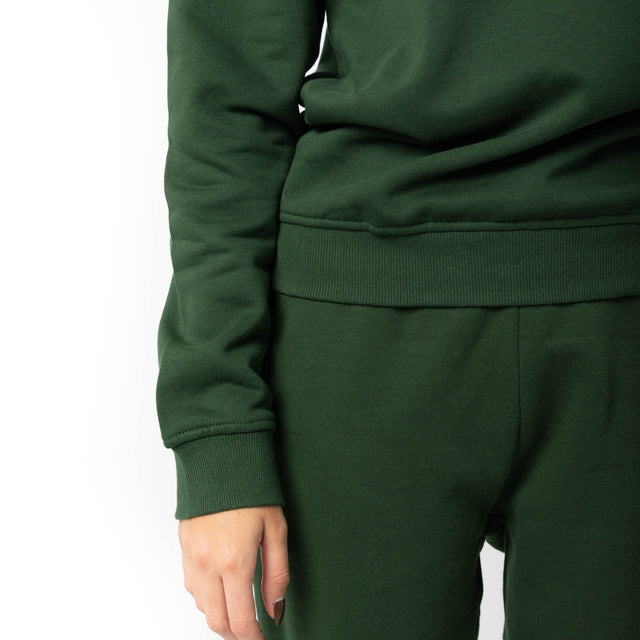 HERO-4020 Unisex Quarter Zip Sweatshirt - Forest Green