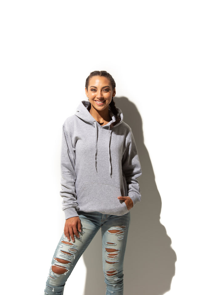 HERO-2020 Unisex Blank Hoodie - Sport Grey