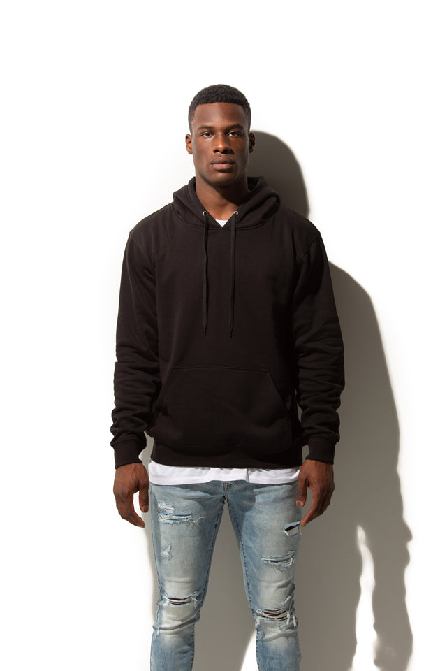 HERO-2020 Unisex Blank Hoodie - Black