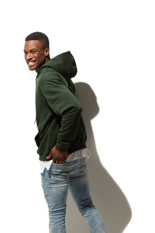 HERO-2020 Unisex Blank Hoodie - Forest Green