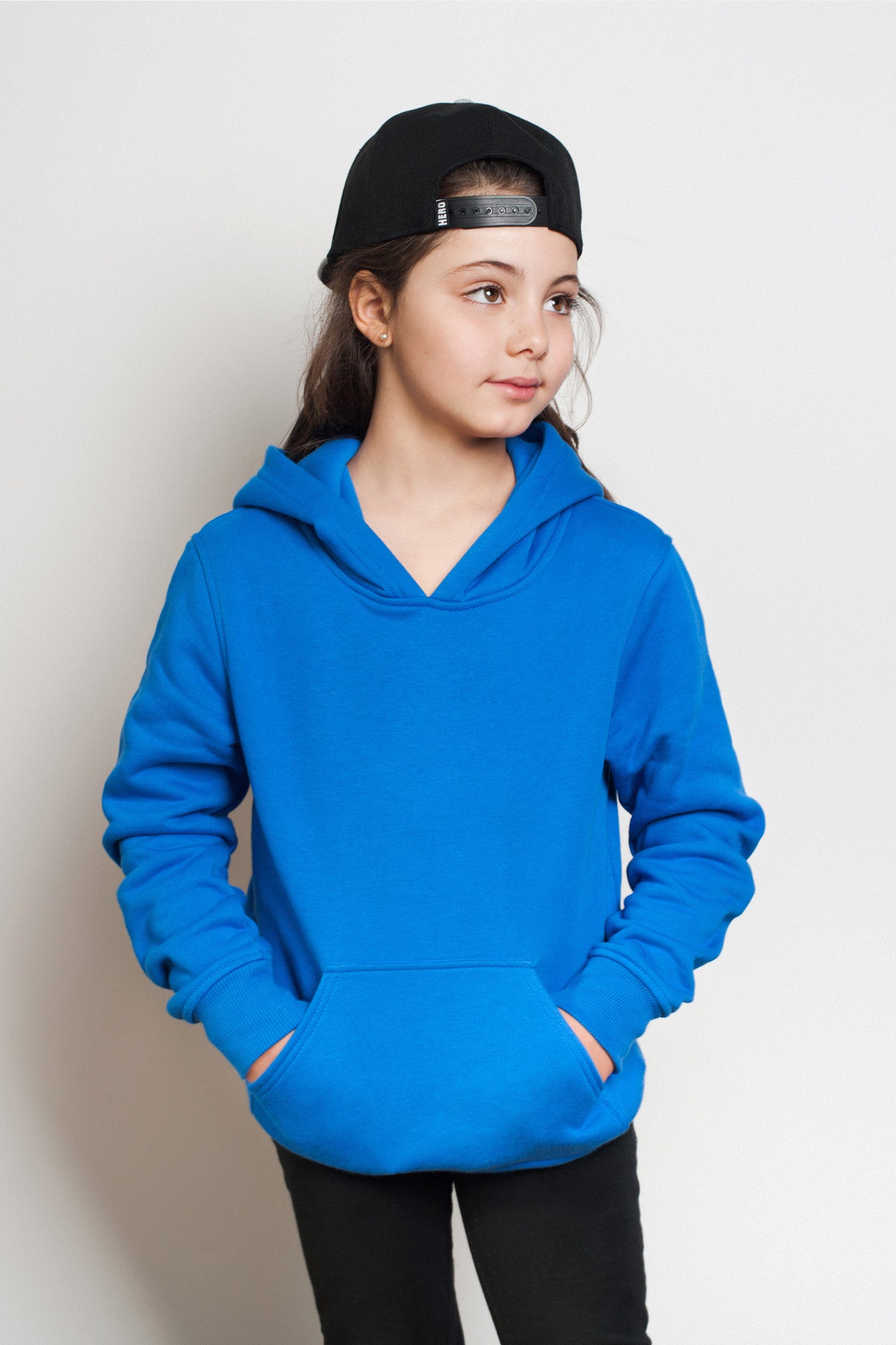 HERO 2020 Youth Blank Hoodie Royal Blue Just Like Hero